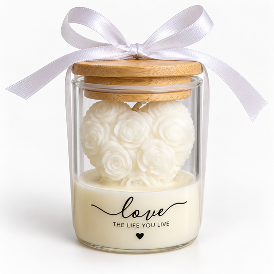 Love Candle – Peony Scented Gift Candle