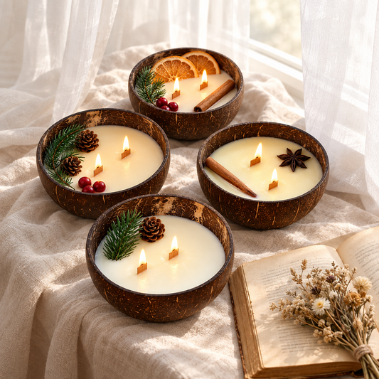 Coconut Bowl Candle | Choose Your Scent